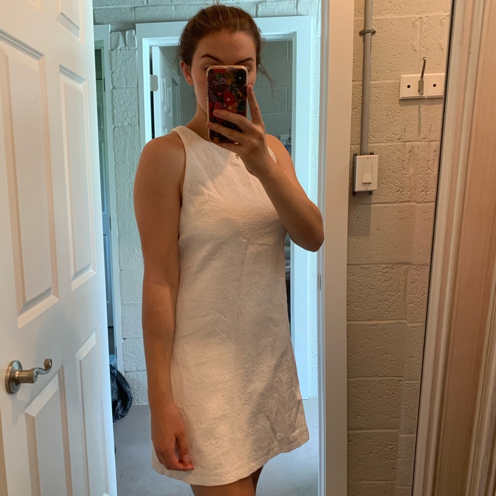 White shift dress!
